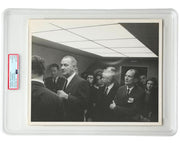Iconic Lyndon Johnson AF 1 Oath PSA Type 1 Photo - Day of Kennedy Assassination