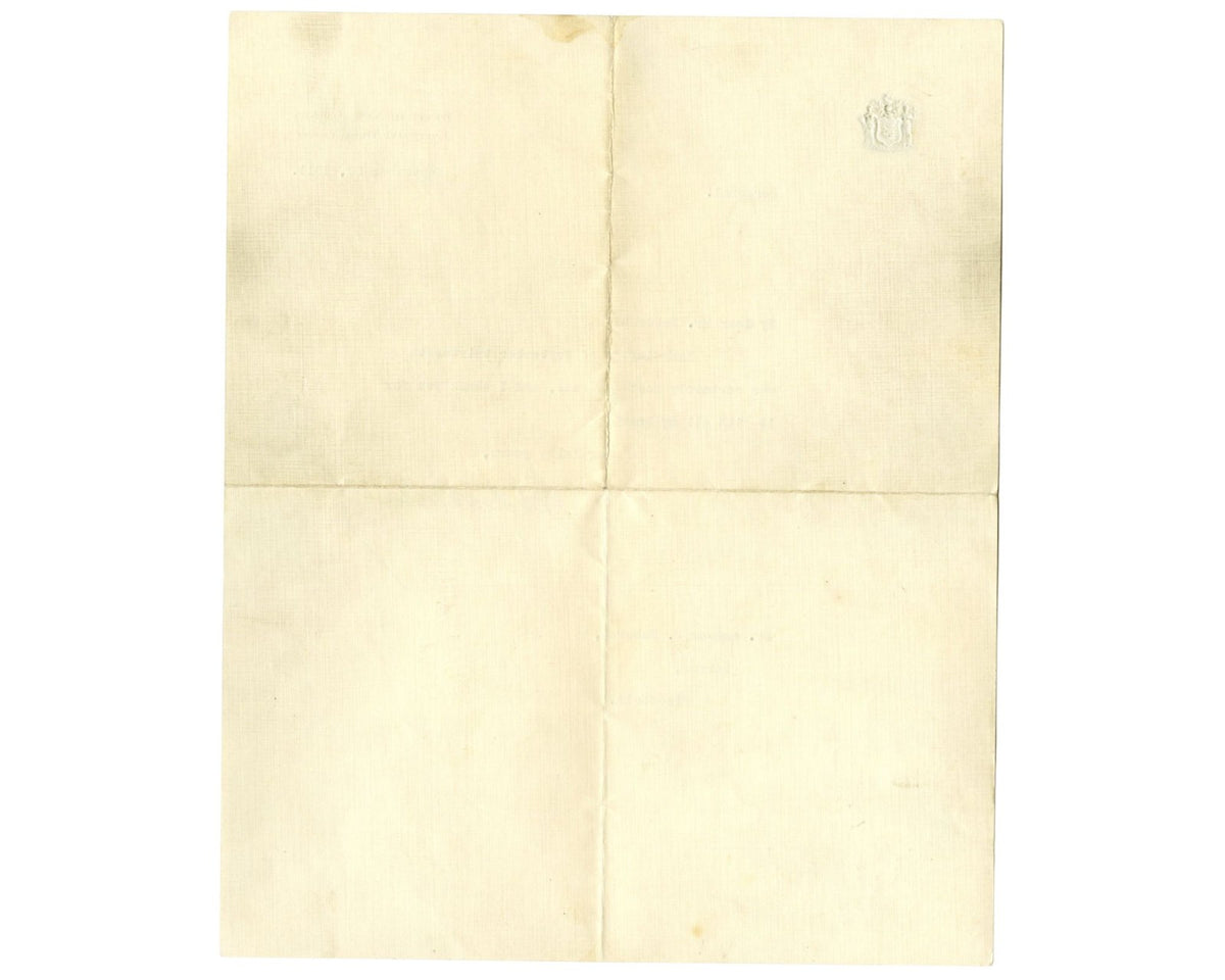 President Woodrow Wilson Signed Personal Letter PSA, Bold Autograph!