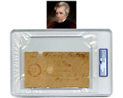 President Andrew Jackson Signed Free Frank to Boston PSA Auto