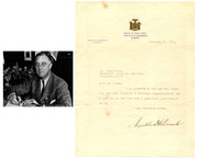 President Franklin D. Roosevelt Signed Letter with Bold Signature JSA