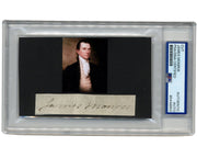 President JAMES MONROE Signed Cut Display - A Gorgeous Example! PSA Auto