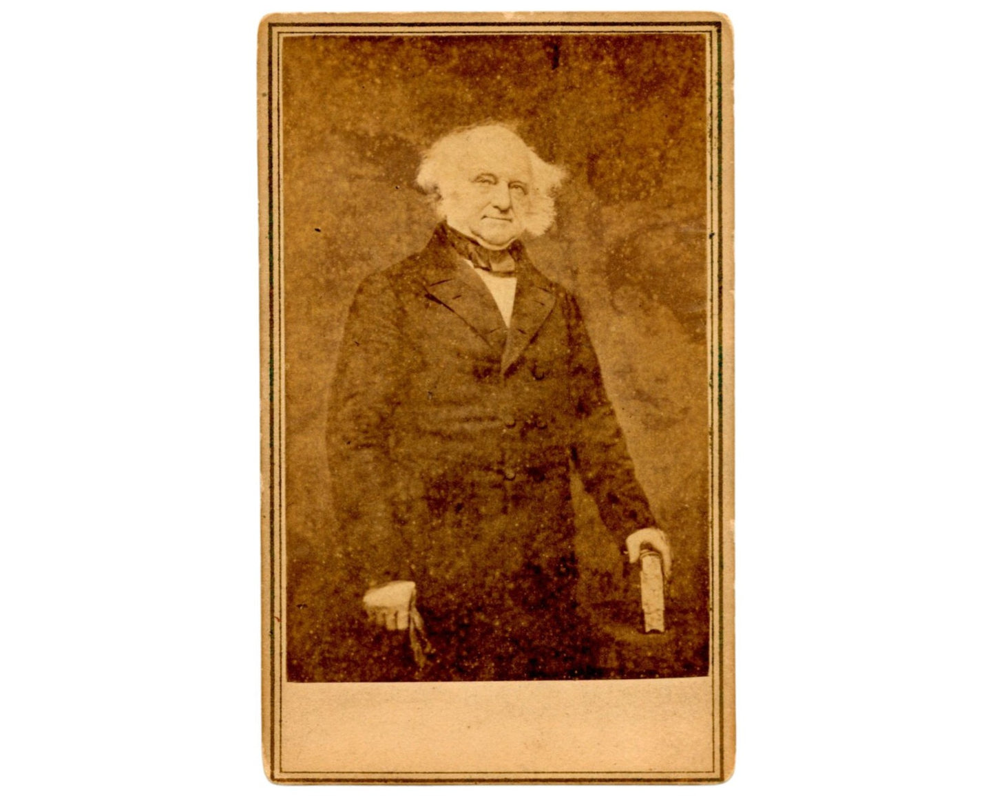 Very Rare President Martin Van Buren Mathew Brady CDV - Full Body Pose