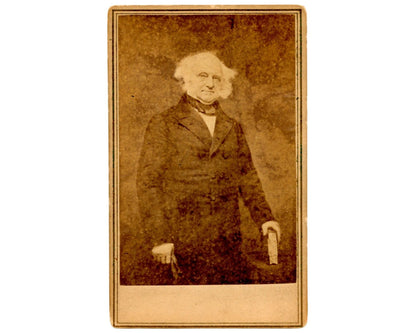 Very Rare President Martin Van Buren Mathew Brady CDV - Full Body Pose