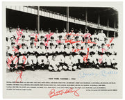 1954 New York Yankees Team Signed Photograph Mickey Mantle & 18 Sigs! JSA LOA