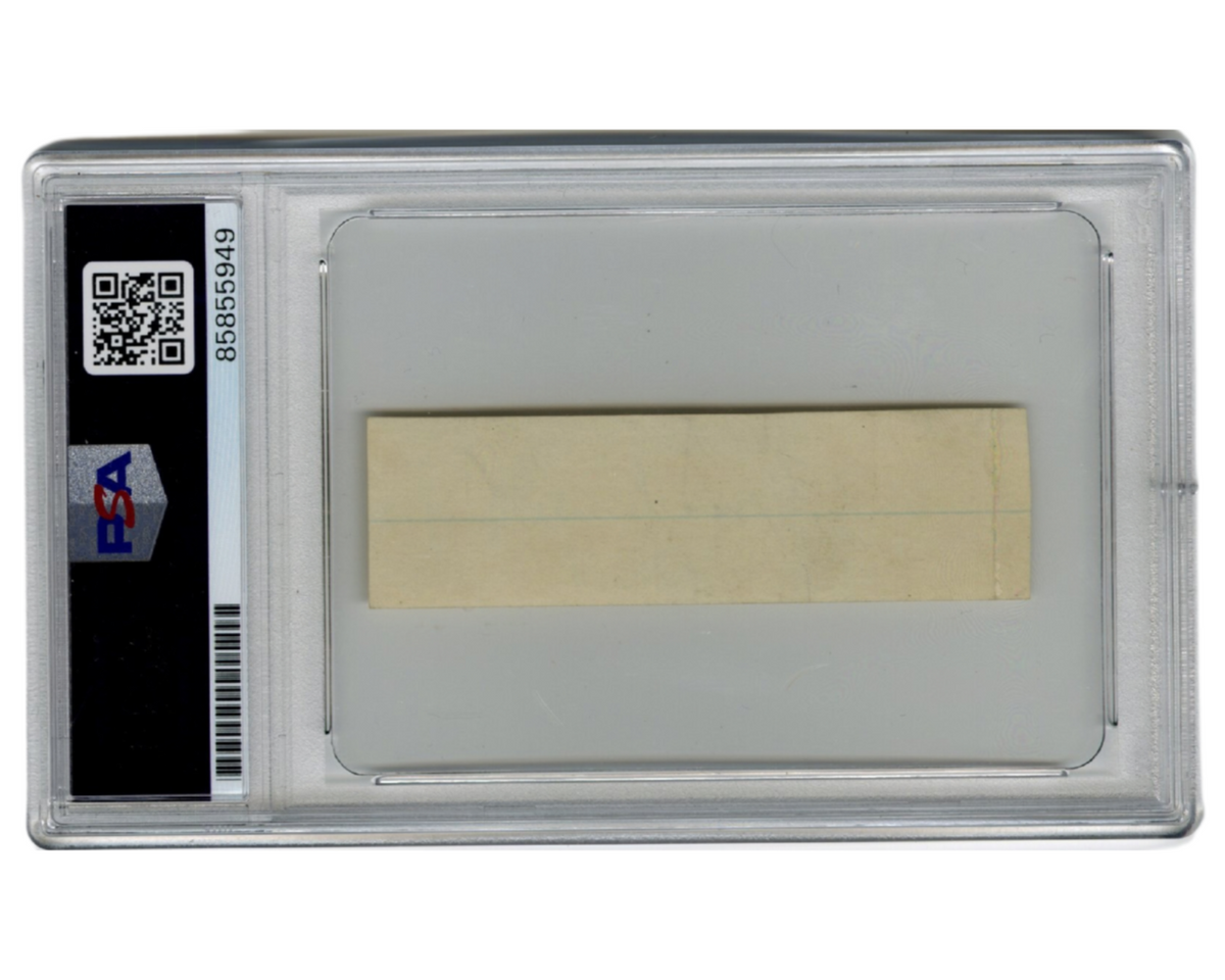 President James Garfield Signed Cut PSA Auto, A Nice Example!