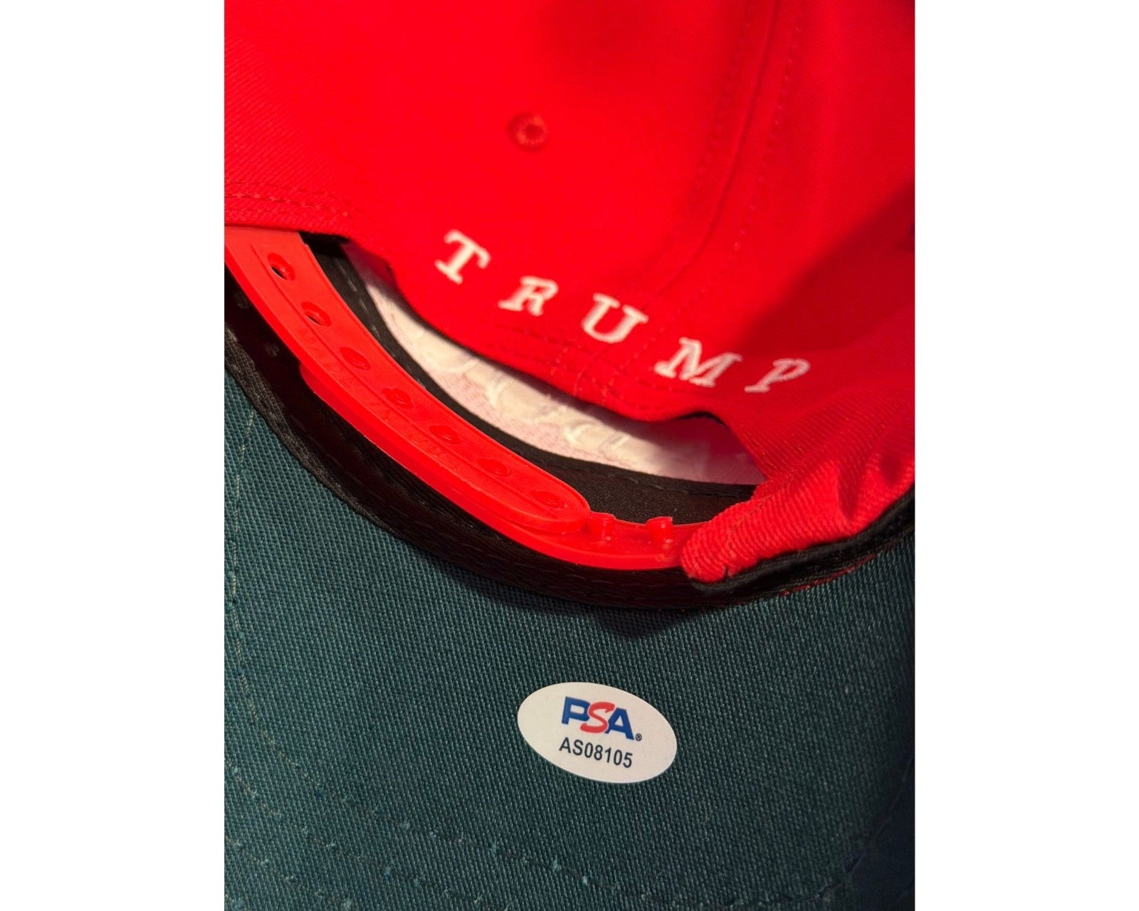 President Donald Trump Signed "Trump Was Right About Everything" Hat PSA
