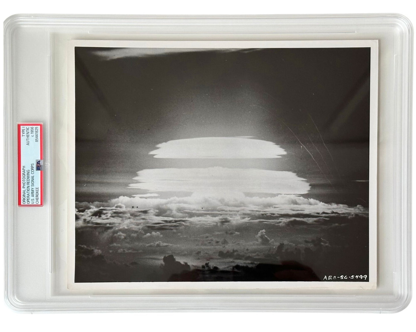 Operation Redwing "Cherokee" Atomic Bomb Test U.S. Army PSA Type 1 Photograph