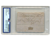 Confederate General P.G.T. Beauregard Signed Cut - Bold Signature! PSA Auto