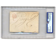 King George III (3rd) Signed Autographed Cut from Military Document PSA Auto