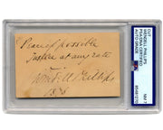 Abolitionist WENDELL PHILLIPS "Peace if possible / Justice at any rate" PSA Auto