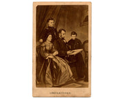President ABRAHAM LINCOLN & Family Iconic Civil War Era CDV