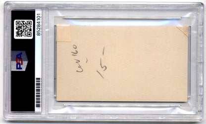 President Herbert Hoover Signed Cut PSA/DNA Auto! A Nice Example!