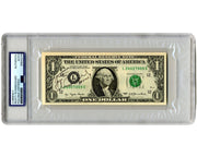 Apollo 9 Astronaut Rusty Schweickart Signed Currency $1 Dollar Bill PSA Auto