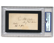 Civil War Union General GEORGE B. McCLELLAN Signed Cut - He Ran Against Lincoln!