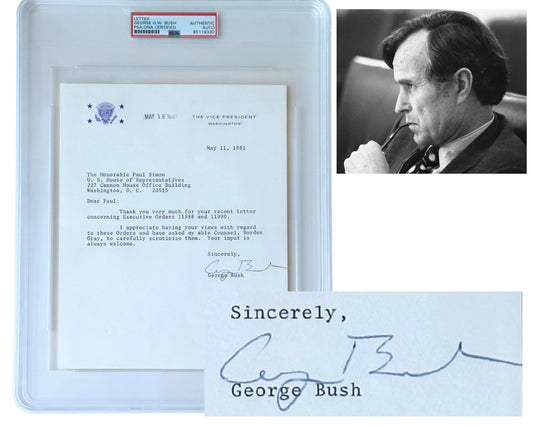 President George H.W. Bush Reviews Carter-Era Environmental Executive Orders PSA