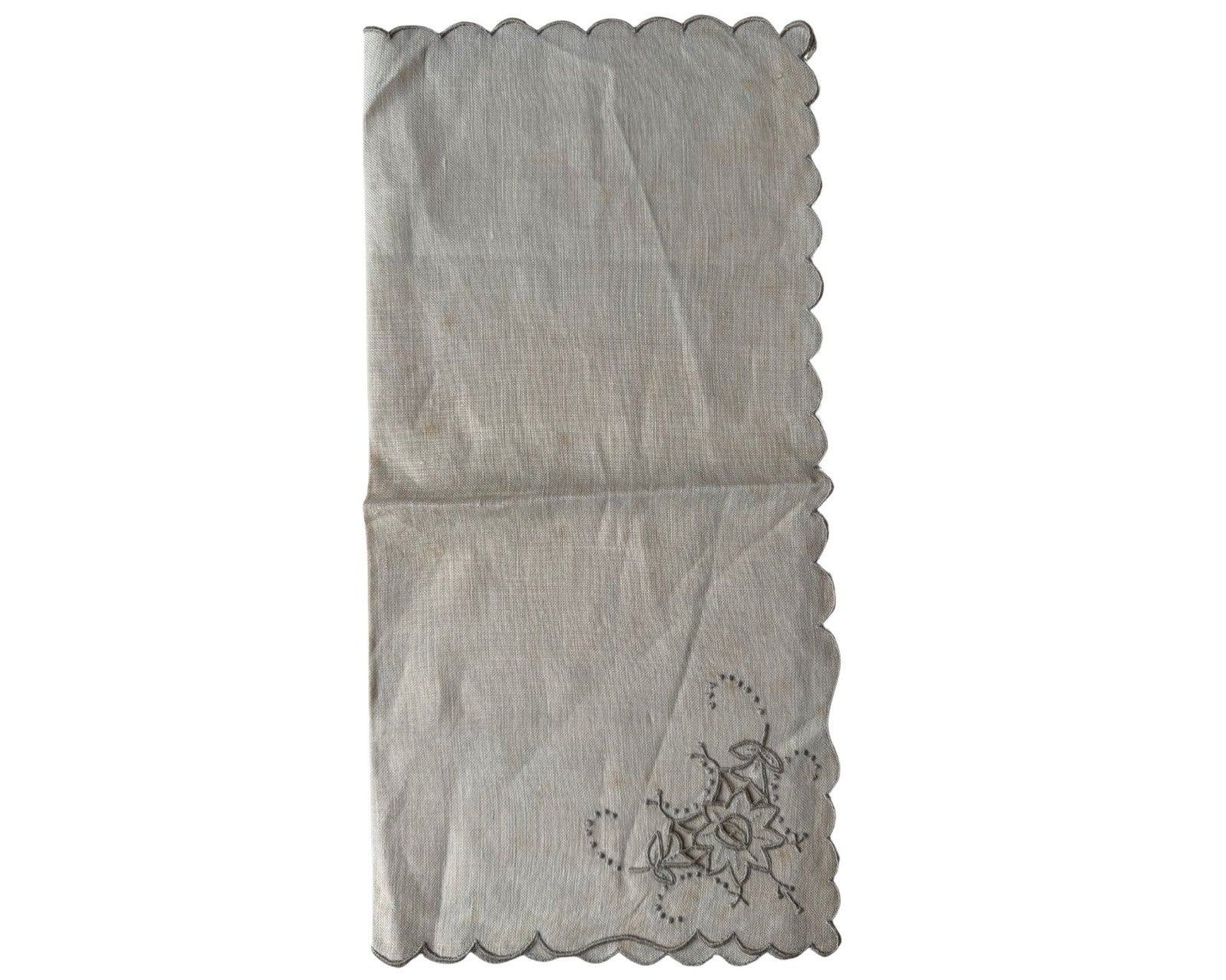 Al Capone’s Personally Owned Napkin Ex. Capone Estate, As Seen on Netflix!