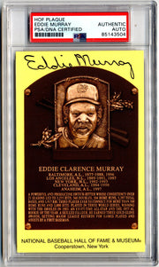 Eddie Murray Signed HOF Post Card PSA Auto - Orioles