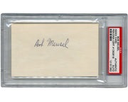Bob Meusel Signed Postcard PSA Auto, 1927 Yankees & "Murderers' Row" Legend!