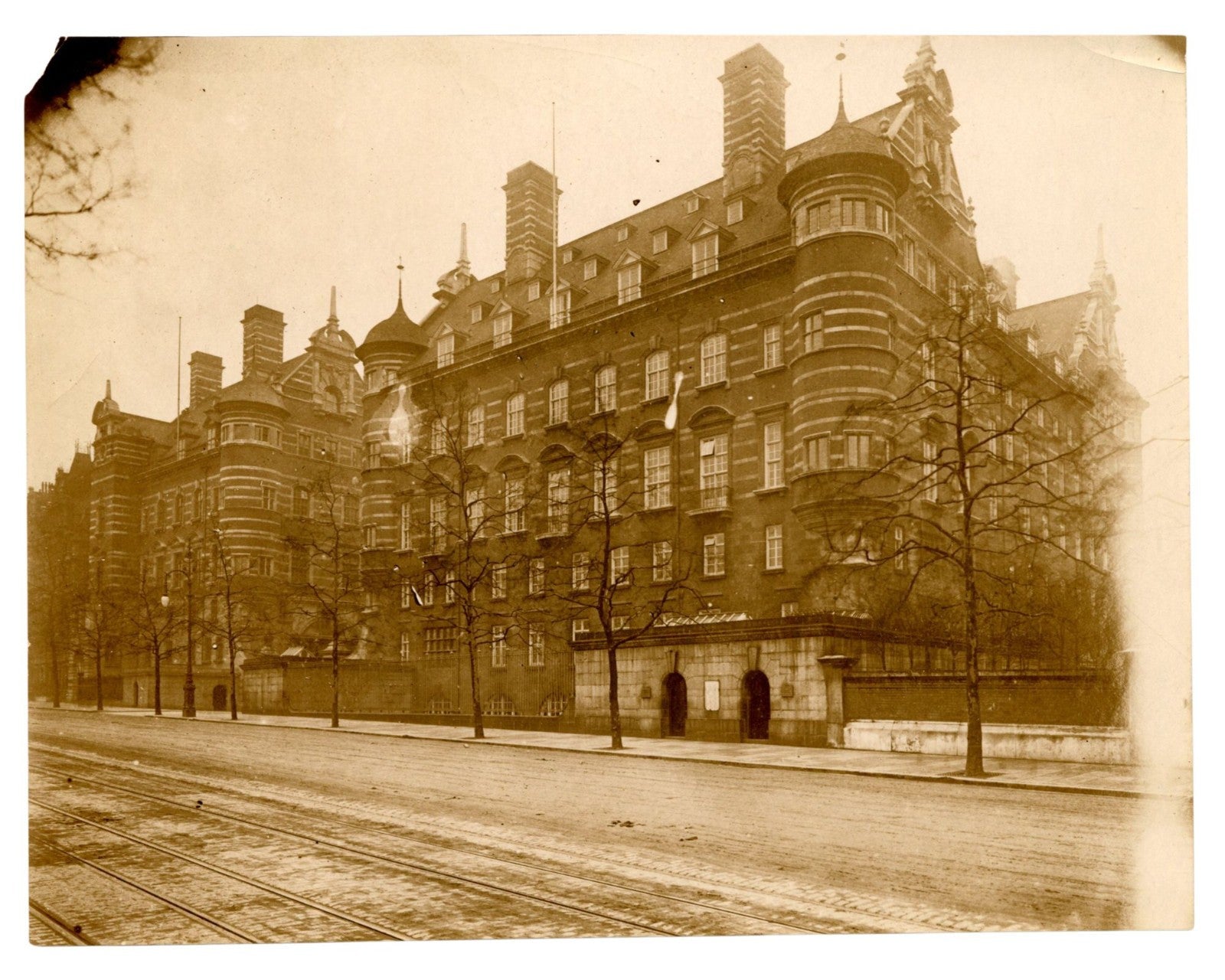 Rare Vintage Photograph of Scotland Yard - London Police HQ by Brown Brothers
