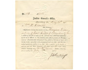 Civil War General John Hartranft Grants Compensation to War of 1812 Widow PSA