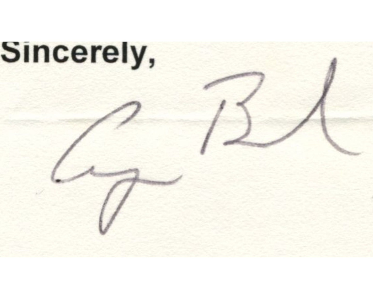 President George H.W. Bush on Scowcroft "respect...no bounds" Signed Letter PSA