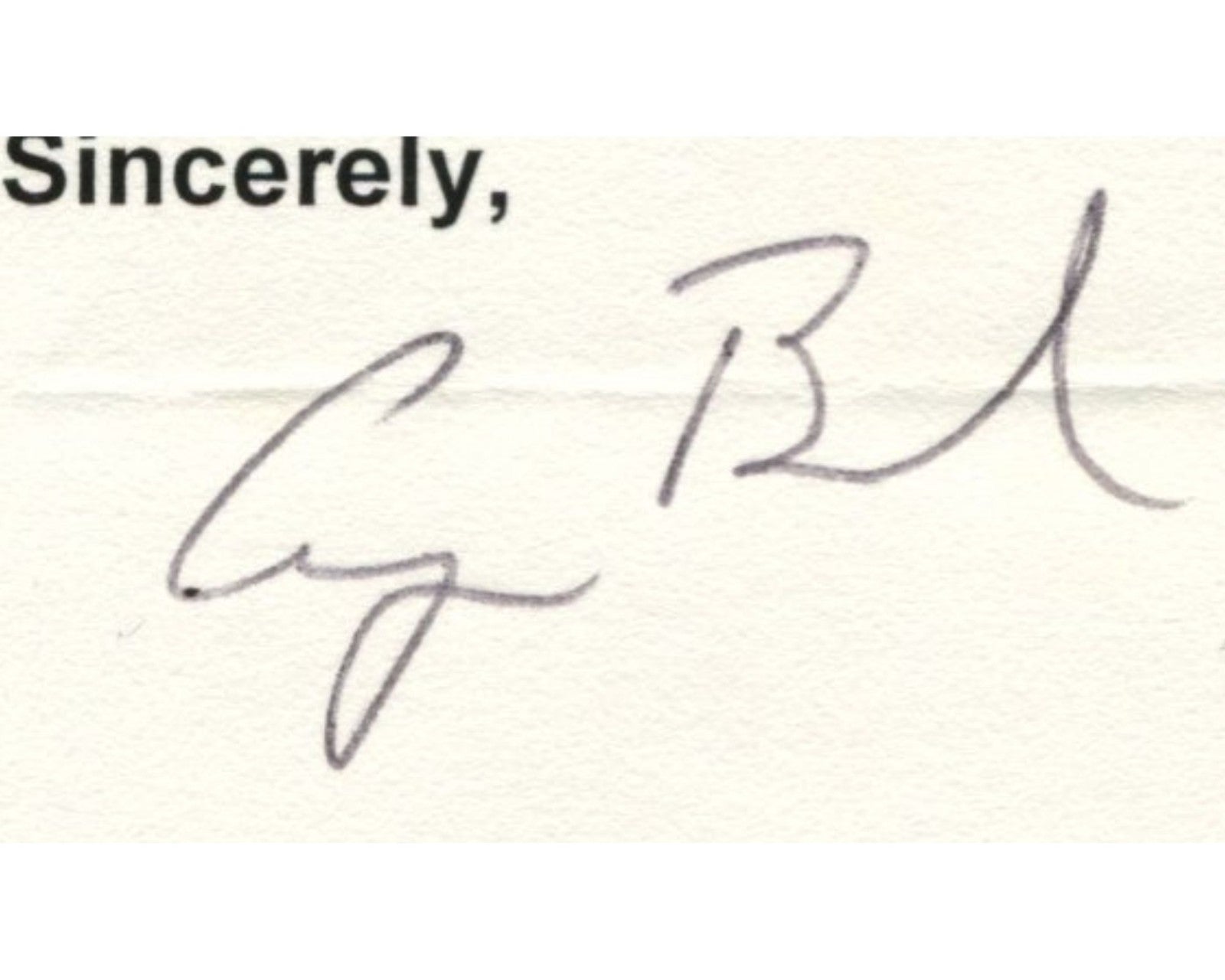 President George H.W. Bush on Scowcroft "respect...no bounds" Signed Letter PSA