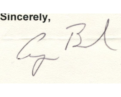 President George H.W. Bush on Scowcroft "respect...no bounds" Signed Letter PSA