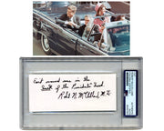 JFK Assassination: Dr. Robert McClelland Signed Quote "Exit Wound...Head" PSA