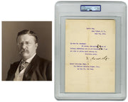 President Theodore Roosevelt Signed Letter on New Proposed Battalion! PSA Auto