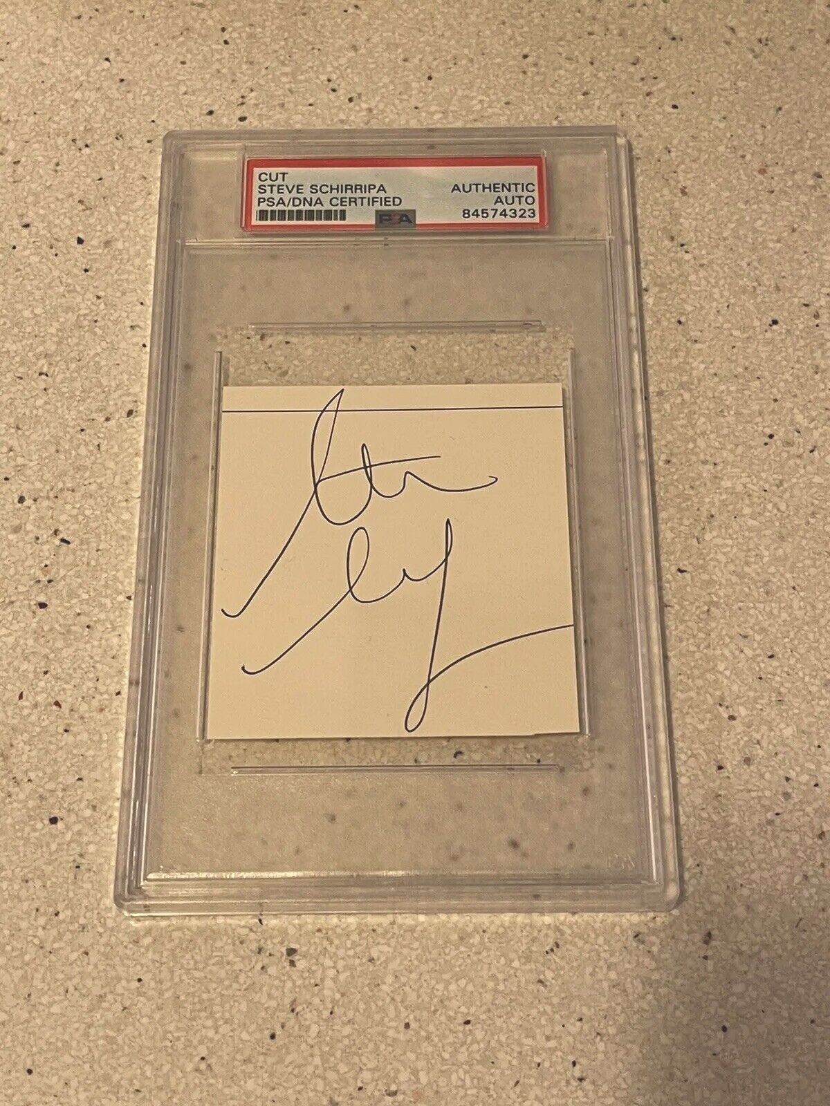 STEVE SCHIRRIPA SOPRANOS SIGNED AUTOGRAPHED CUT PSA/DNA COA