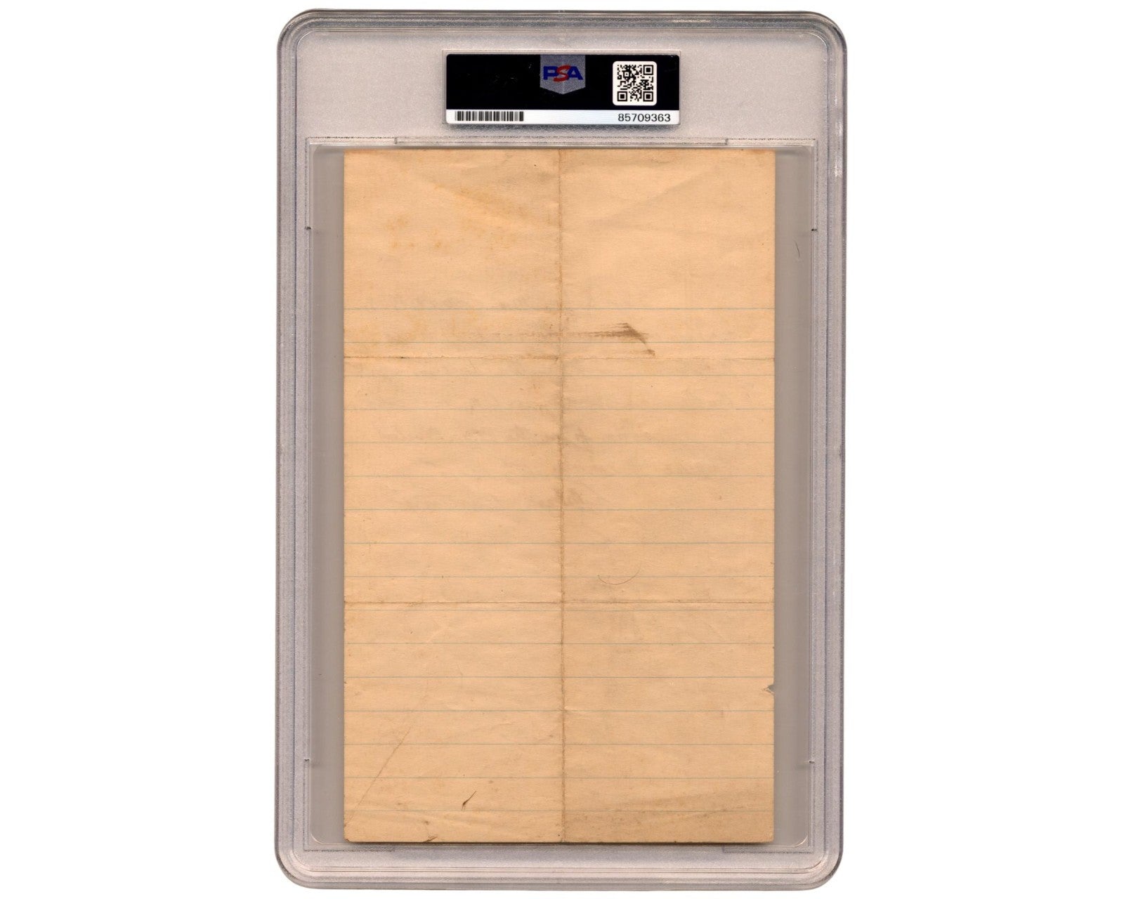 Clara Barton Twice Signed Handwritten Letter on Barton Hospital Check PSA Mint 9