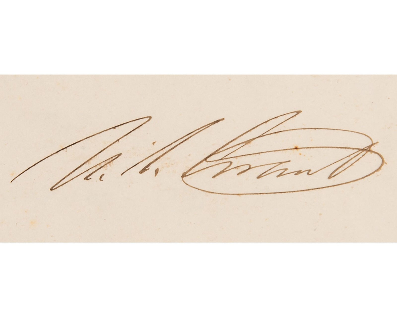 President ULYSSES S. GRANT Rare Diplomatic Signed Letter To Peru Pres. PSA