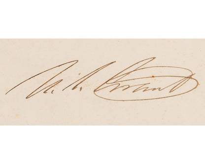 President ULYSSES S. GRANT Rare Diplomatic Signed Letter To Peru Pres. PSA