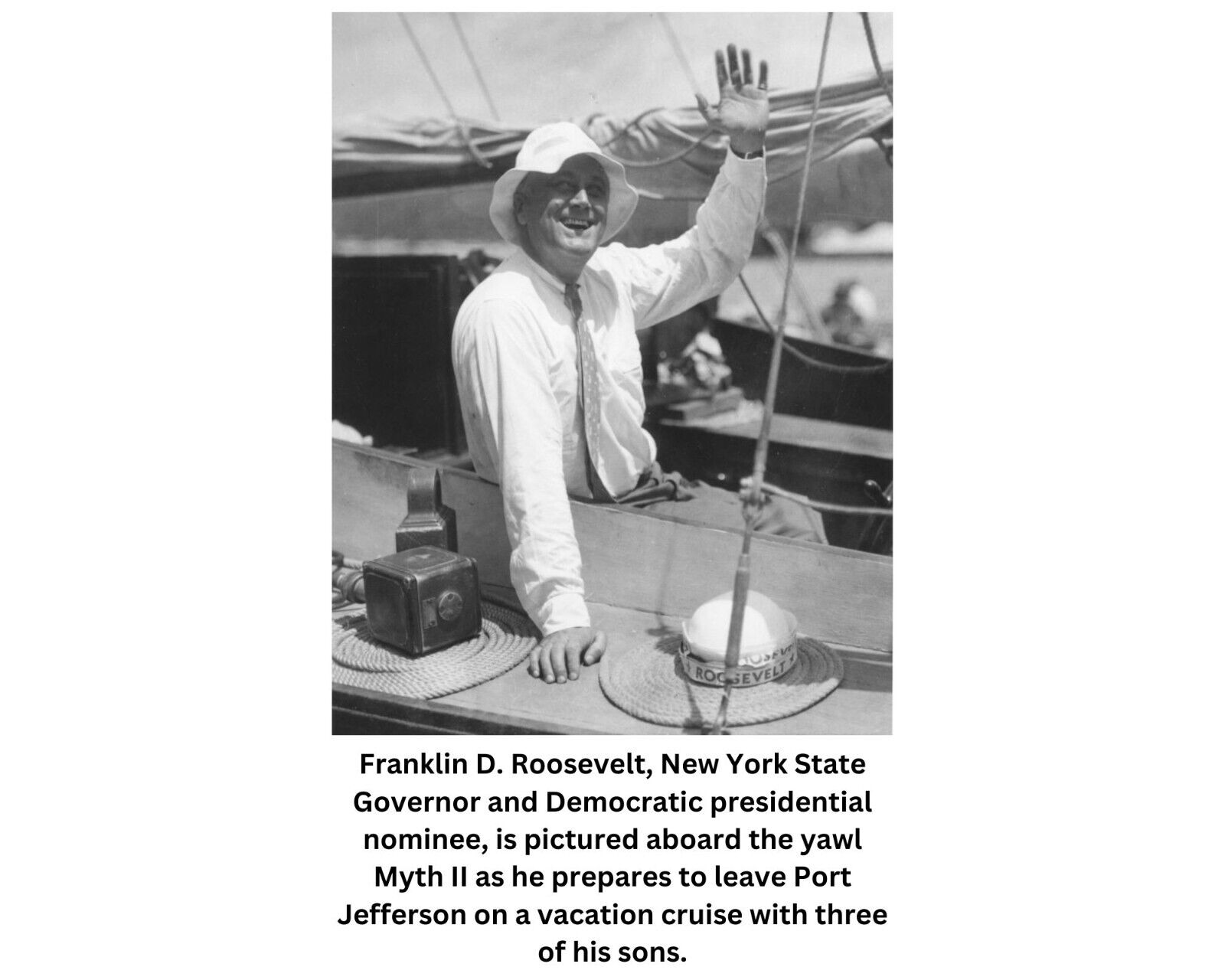President FRANKLIN D. ROOSEVELT Signed FDC as he Launches Pres. Campaign PSA