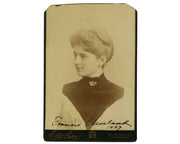First Lady Frances Cleveland Signed & Dated Cabinet Card PSA Auto