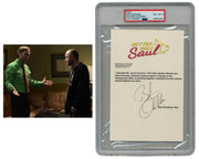 Better Call Saul Bob Odenkirk Signed Souvenir Typescript Representing Jesse! PSA