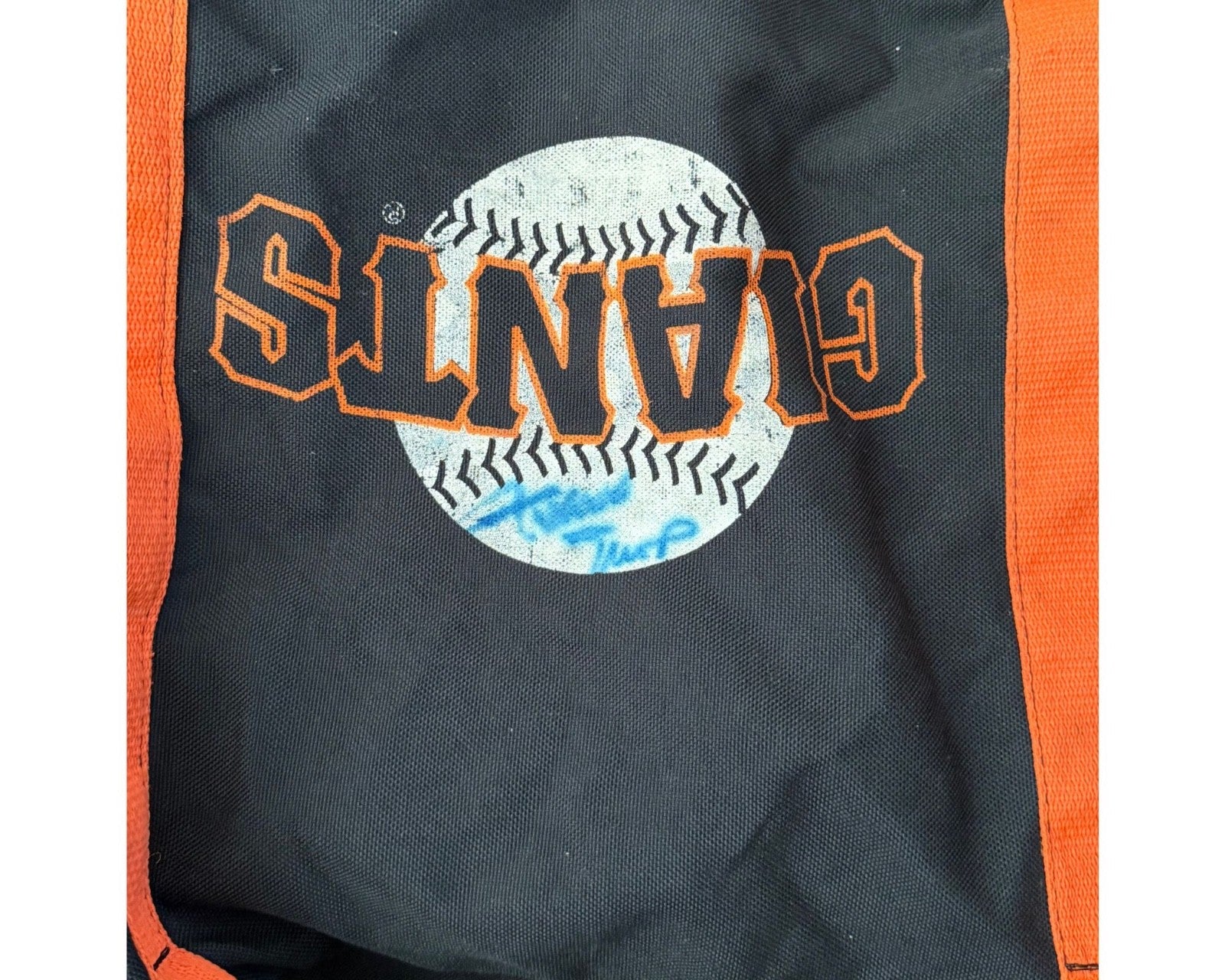 Willie Mays Owned, Used & Signed 7x SF Giants Equipment Bag! Ex. Mays Estate