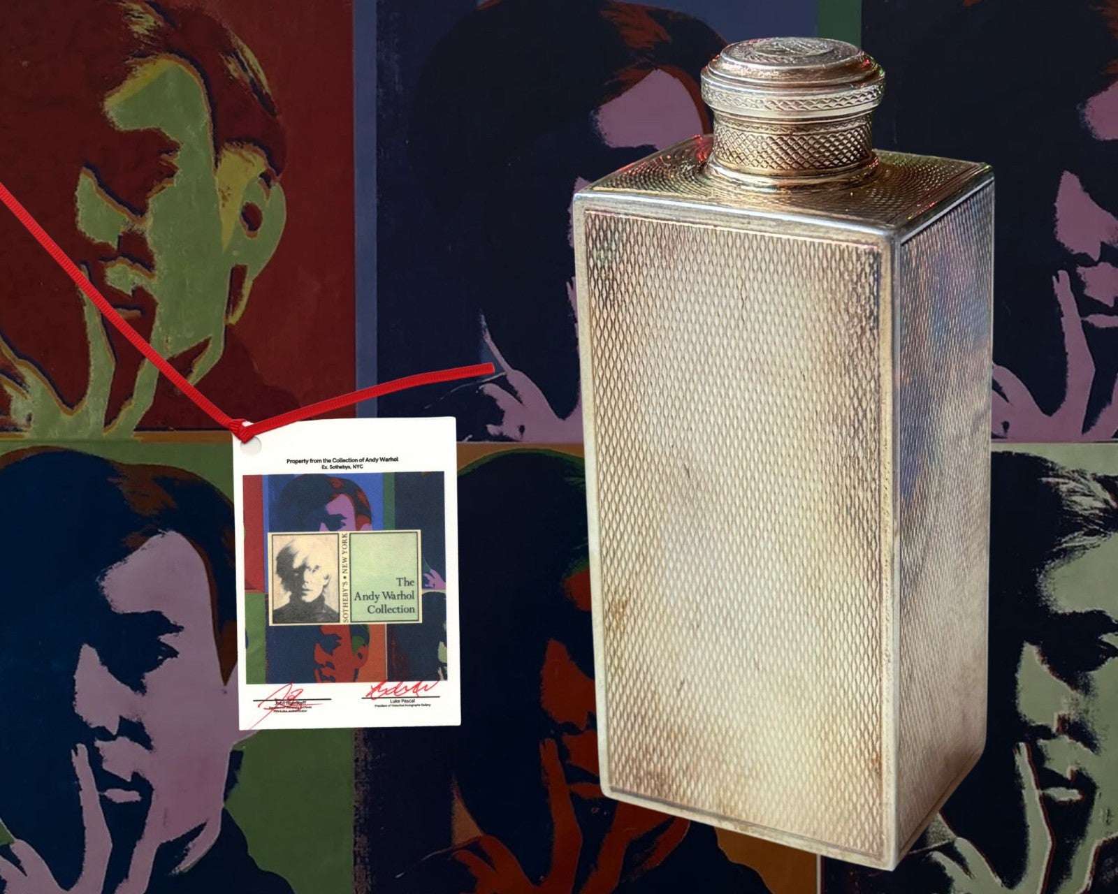 Andy Warhol Personally Owned Perfume Bottle Ex. Sotheby, Lot 1288