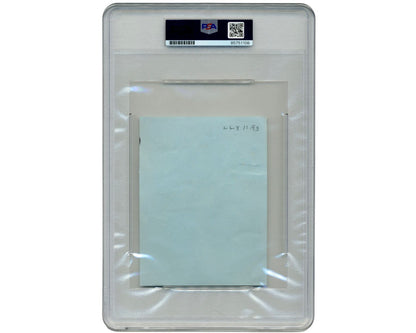 Vice President George H. W. Bush Signed Reagan W.H. Era Scheduling Note PSA Auto