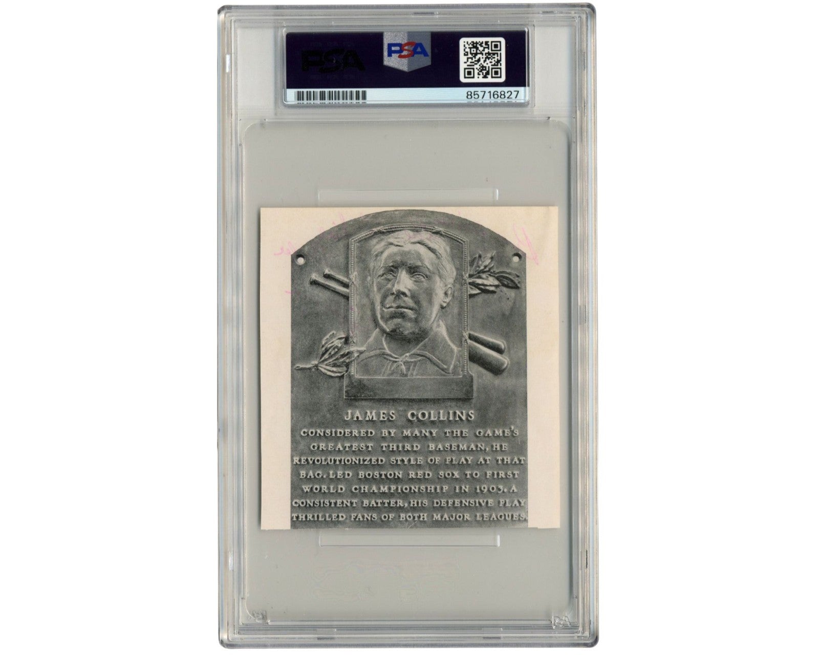 Dizzy Dean Signed HOF Plaque Cut PSA Gem Mint 10 Auto "From the Old Fire Baller"