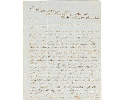Incredible Abner Doubleday Signed Letter (ALS) On Mexican American War PSA & BAS