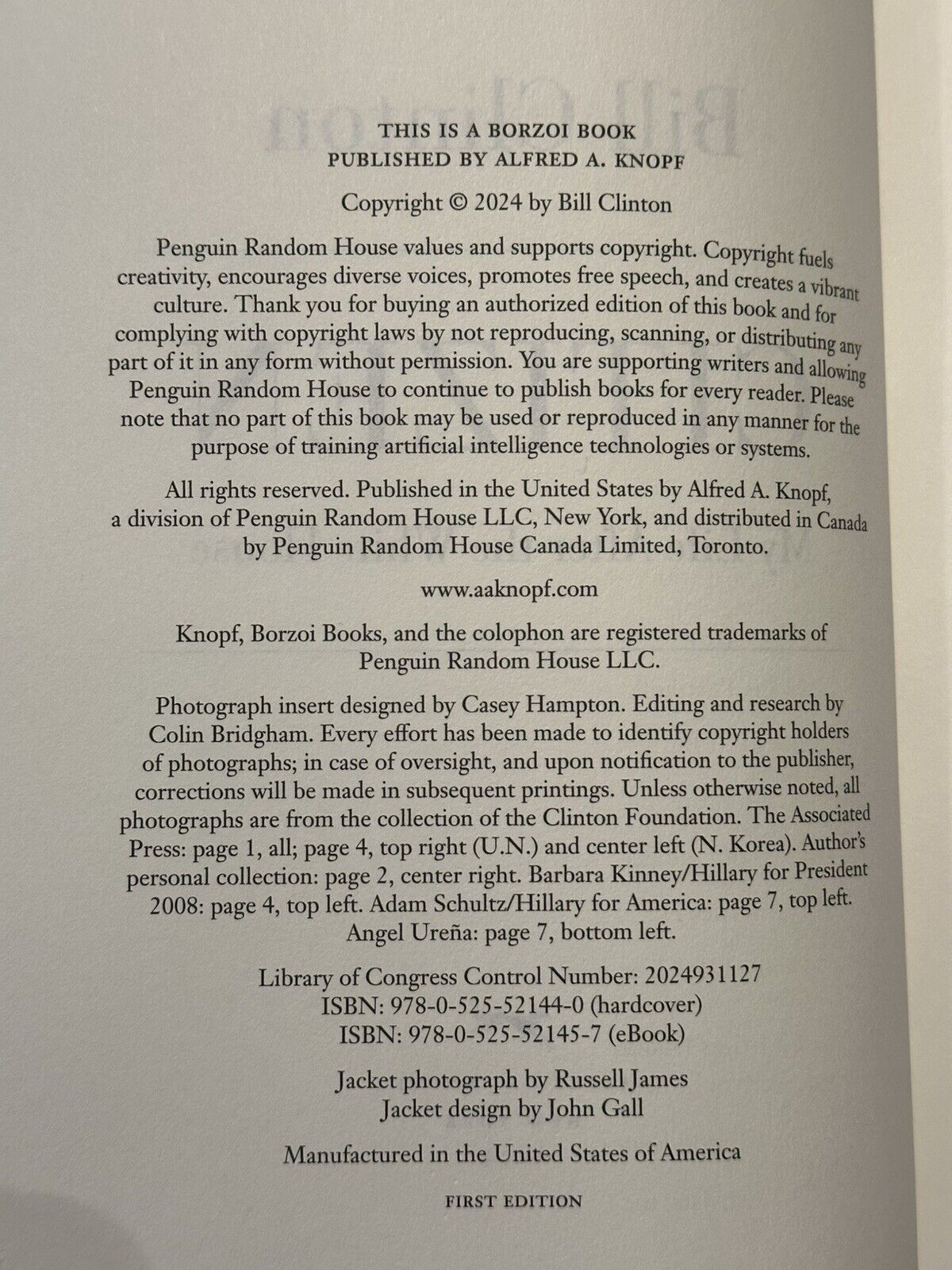 Citizen : My Life After The White House by Bill Clinton Hardcover First Edition