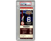 2009 New York Yankees World Series Championship Game 6 Full Ticket PSA