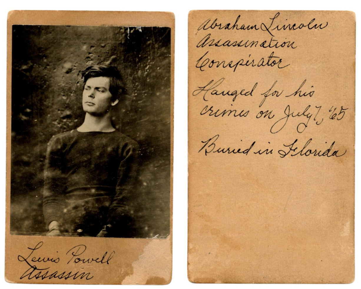 Rare CDV of Lewis (Paine) Powell President Lincoln Assassination Conspirator