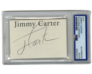 Jimmy Carter Signed Cut Autographed PSA/DNA Signature