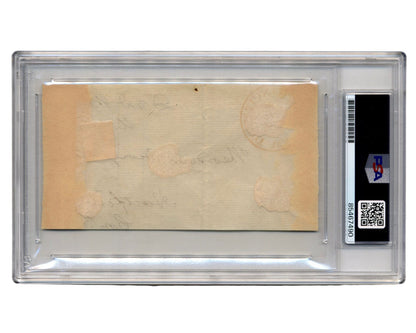 Sec. of State & Statesman Daniel Webster Boldly Signed Free Frank PSA Auto