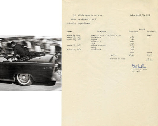 JFK Secret Service Clint Hill Files Expenses While Guarding Kennedy Family