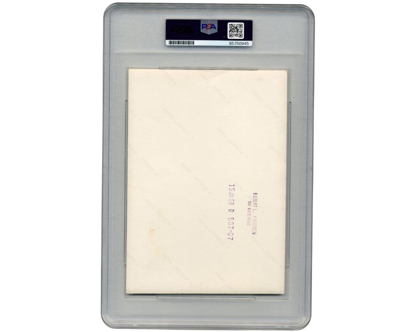 Gorgeous Lady Bird Johnson Signed Official White House Photo w/ Lyndon! PSA Auto