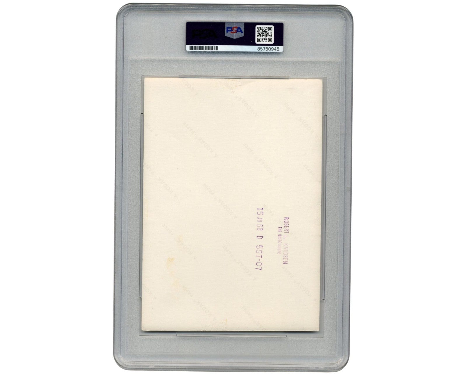 Gorgeous Lady Bird Johnson Signed Official White House Photo w/ Lyndon! PSA Auto