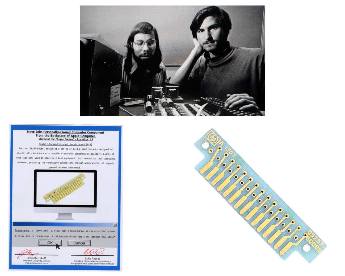 Steve Jobs Personally Owned Computer Component Long Stored @ Apple Garage Ex. RR